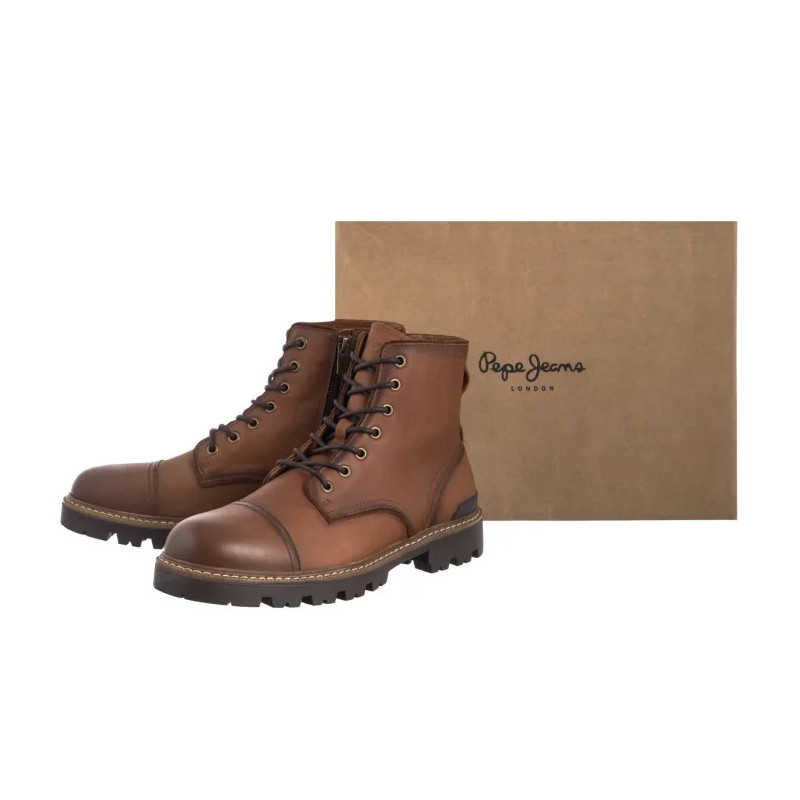 Pepe Jeans Ryan Brit Cognac Brown PMS500002 879 (PE65-b) žygio batai
