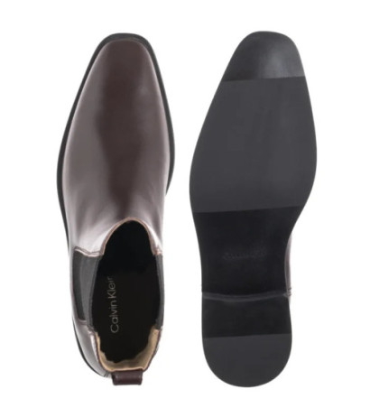 Calvin Klein Slim Ess Chelsea Lth Bordeaux/Black HM0HM01914 VH2 (CK698-a) apavi