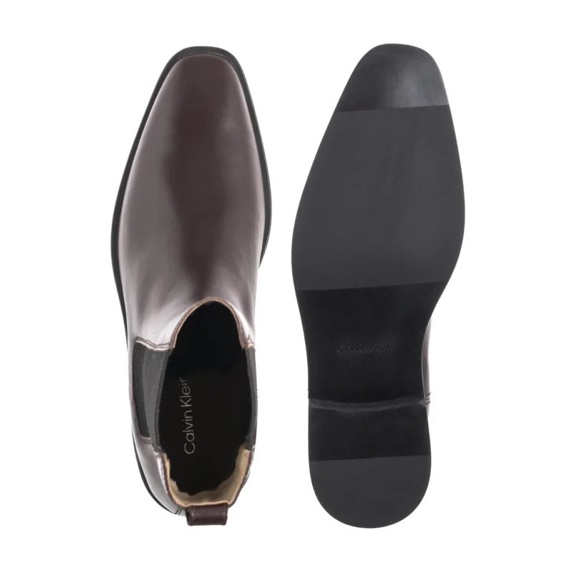 Calvin Klein Slim Ess Chelsea Lth Bordeaux/Black HM0HM01914 VH2 (CK698-a) kingad