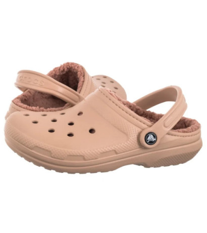 Crocs Classic Lined Clog Pink Caramel 203591-7AF (CR266-g) Moteriški batai/šlepetės