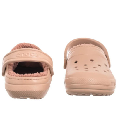Crocs Classic Lined Clog Pink Caramel 203591-7AF (CR266-g) Sieviešu apavi/Flip Flops