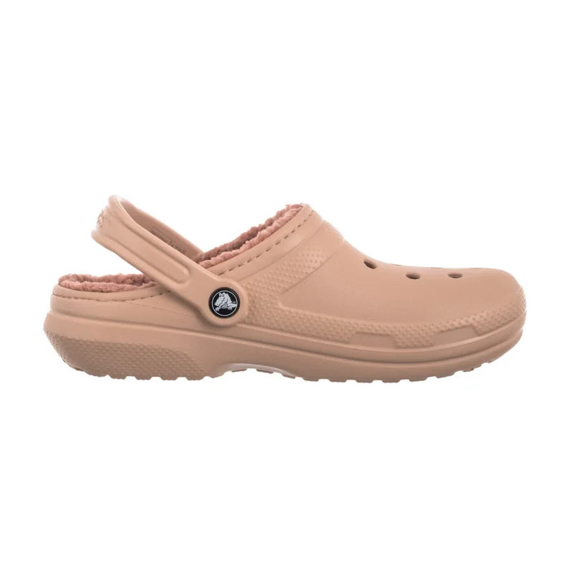 Crocs Classic Lined Clog Pink Caramel 203591-7AF (CR266-g) Sieviešu apavi/Flip Flops