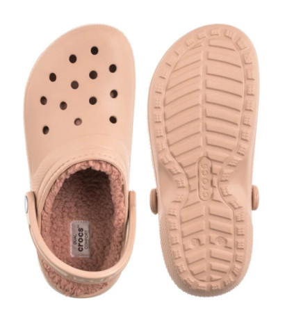 Crocs Classic Lined Clog Pink Caramel 203591-7AF (CR266-g) Moteriški batai/šlepetės
