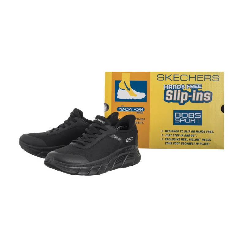 Skechers Bobs B Flex Hi Linear Force Slip-Ins Black 117391/BBK (SK274-a) shoes