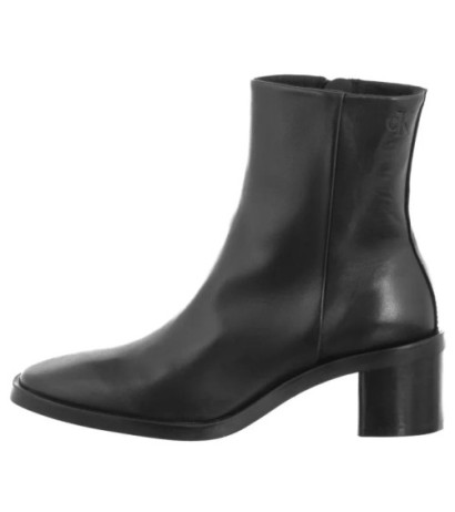 Calvin Klein Block Heel Zip Boot Lth Ck Black HW0HW02593 BEH (CK699-a) batai