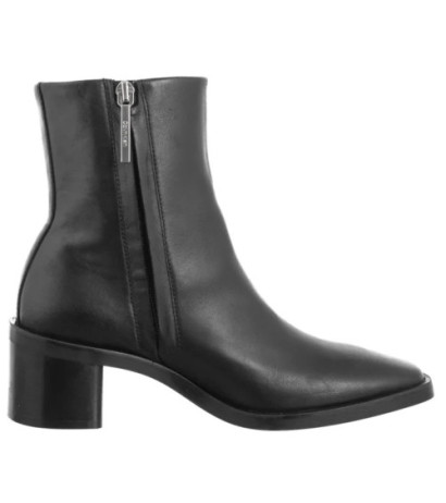 Calvin Klein Block Heel Zip Boot Lth Ck Black HW0HW02593 BEH (CK699-a) batai