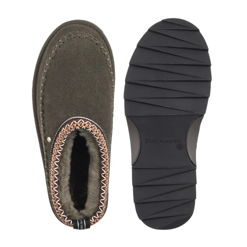 EMU Australia Sharky Adventure Scuff Dark Olive W13239 (EM532-b) Women's Shoes/Flip Flops