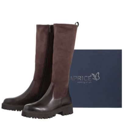 Caprice Brązowe 9-26509-43 329 Dk Brown Comb  (CP451-a) batai