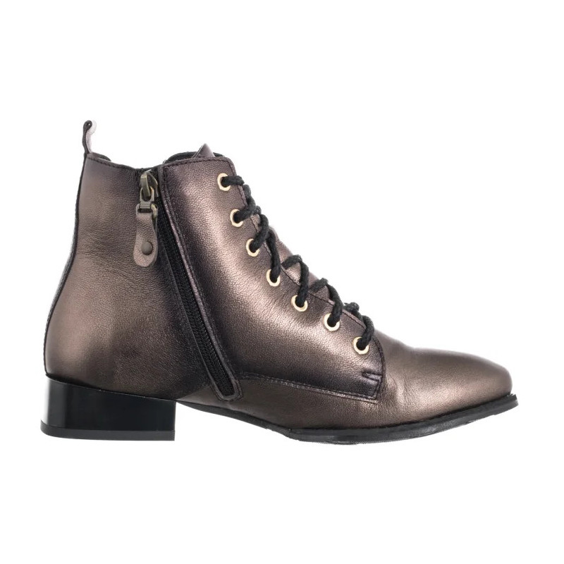 Maciejka Brązowe/Złote 07128-02/00-8 (MA1426-a) batai