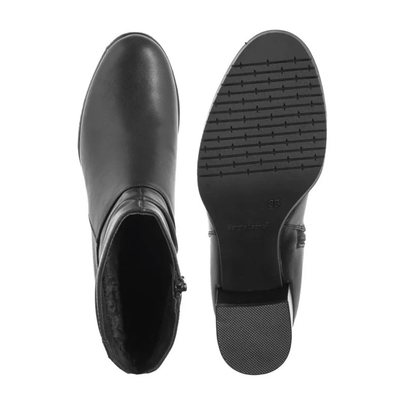 Sergio Leone Czarne BT 25636-S (SL579-b) batai