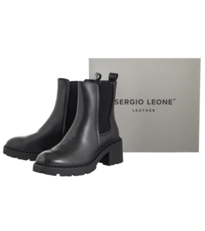 Sergio Leone Czarne BT 25427-S (SL581-a) batai