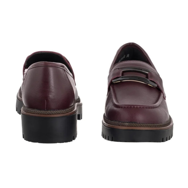 Sergio Leone Bordowe MK 25166-S  (SL582-a) shoes