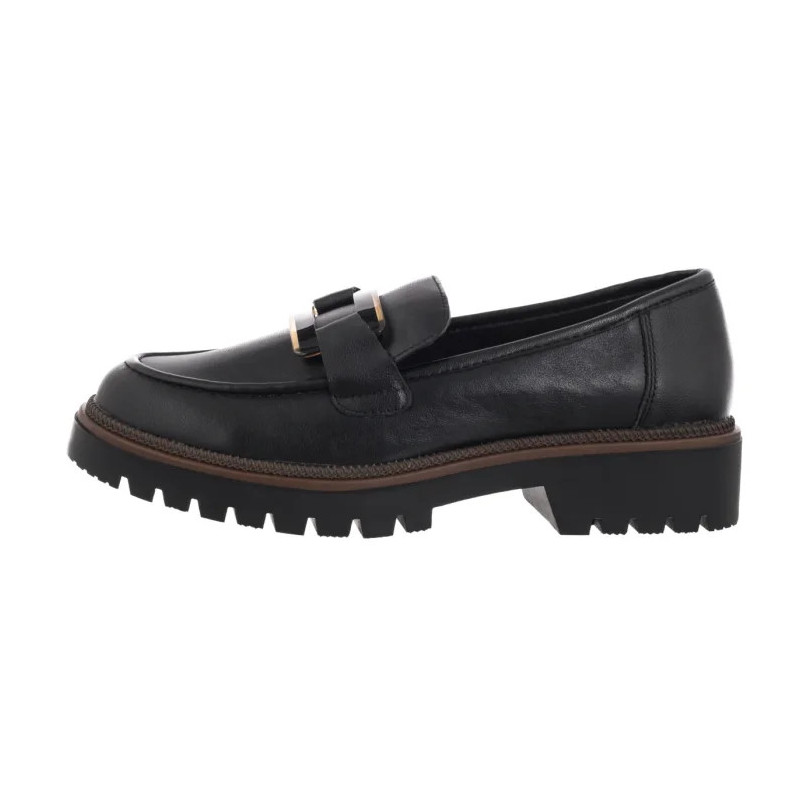 Sergio Leone Czarne MK 25166-S  (SL582-b) kurpes