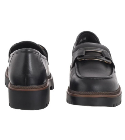 Sergio Leone Czarne MK 25166-S  (SL582-b) kurpes