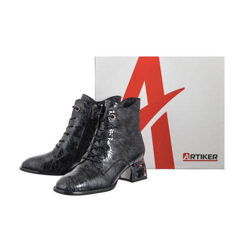 Artiker Czarne/Szare 57C0132 (AR183-a) shoes