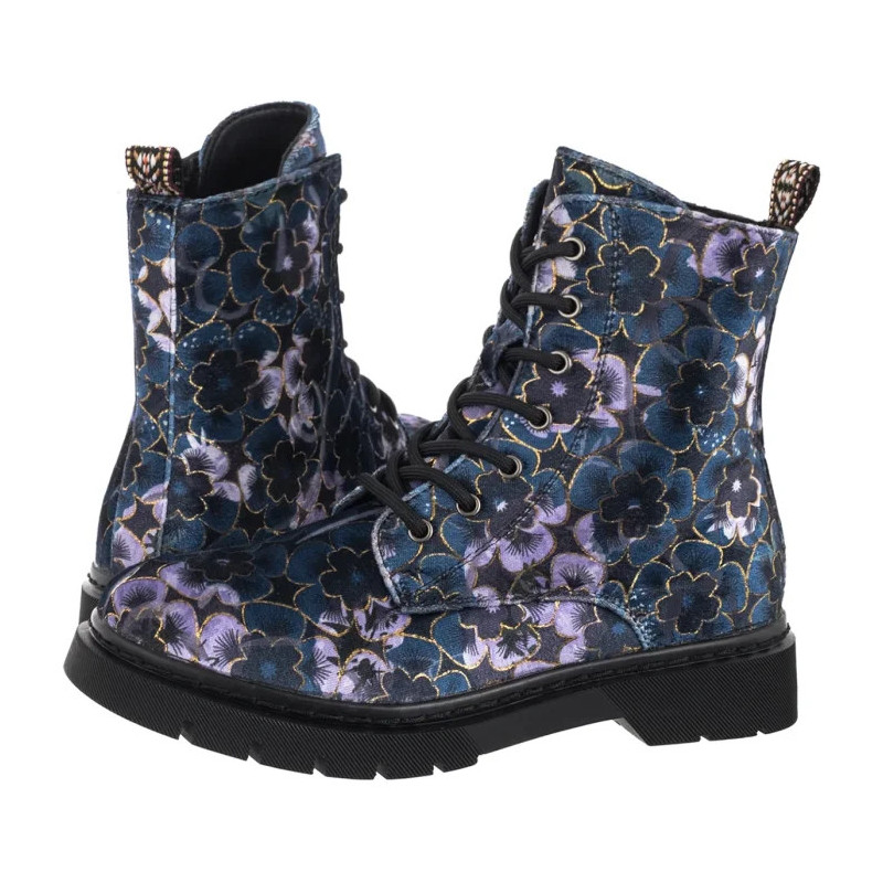 Artiker Granatowe/Multikolor 57C1052 (AR187-a) shoes