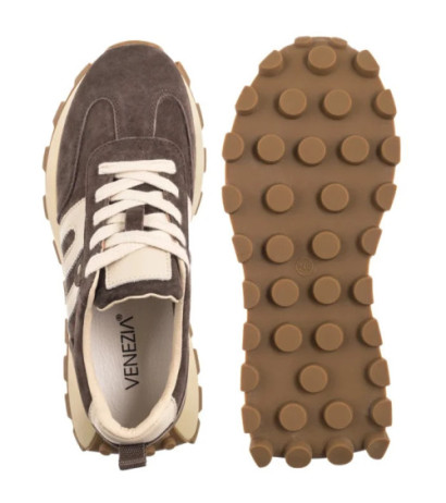 Venezia Brązowe V408-00400-02BRO (VE868-a) sporta apavi