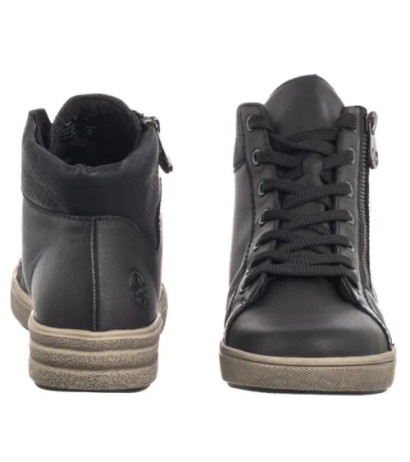 Rieker Czarne X0709-01 Black (RI299-a) kurpes