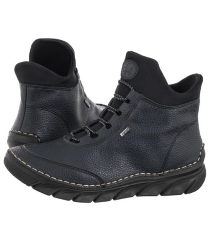 Rieker Granatowe 55069-14 Blue (RI300-a) kurpes