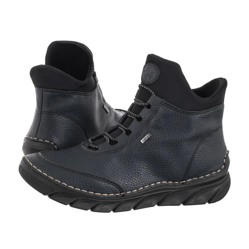 Rieker Granatowe 55069-14 Blue (RI300-a) kurpes