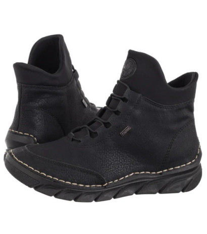 Rieker Czarne 55069-00 Black (RI300-b) kurpes
