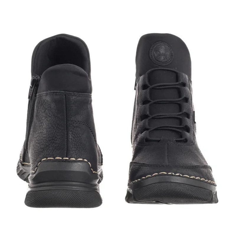 Rieker Czarne 55069-00 Black (RI300-b) kurpes