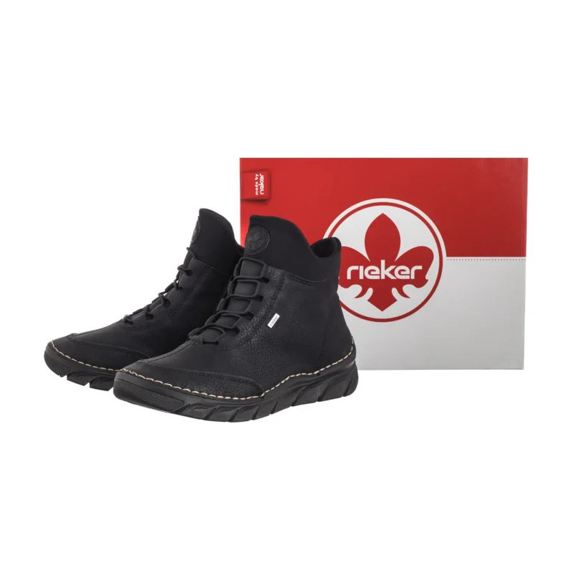 Rieker Czarne 55069-00 Black (RI300-b) batai