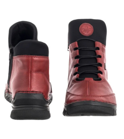 Rieker Czerwone 55069-35 Red (RI300-c) kurpes