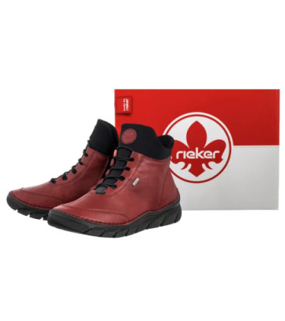 Rieker Czerwone 55069-35 Red (RI300-c) batai