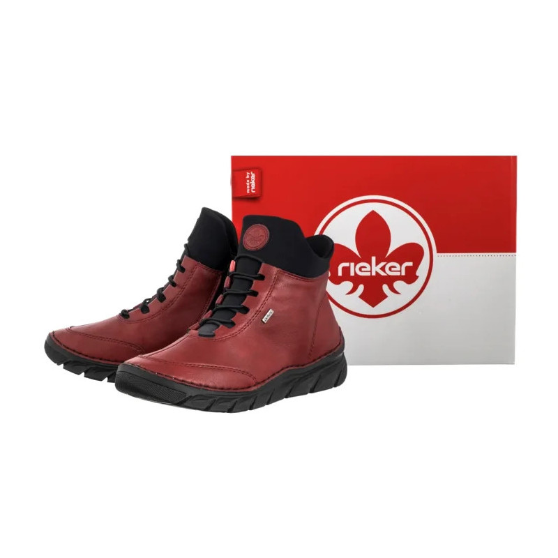 Rieker Czerwone 55069-35 Red (RI300-c) batai