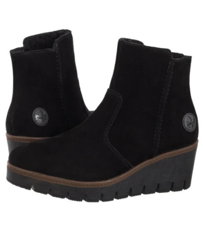 Rieker Czarne Y5065-00 Black (RI301-a) saapad