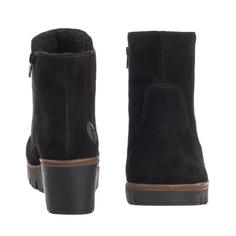 Rieker Czarne Y5065-00 Black (RI301-a) zābaki
