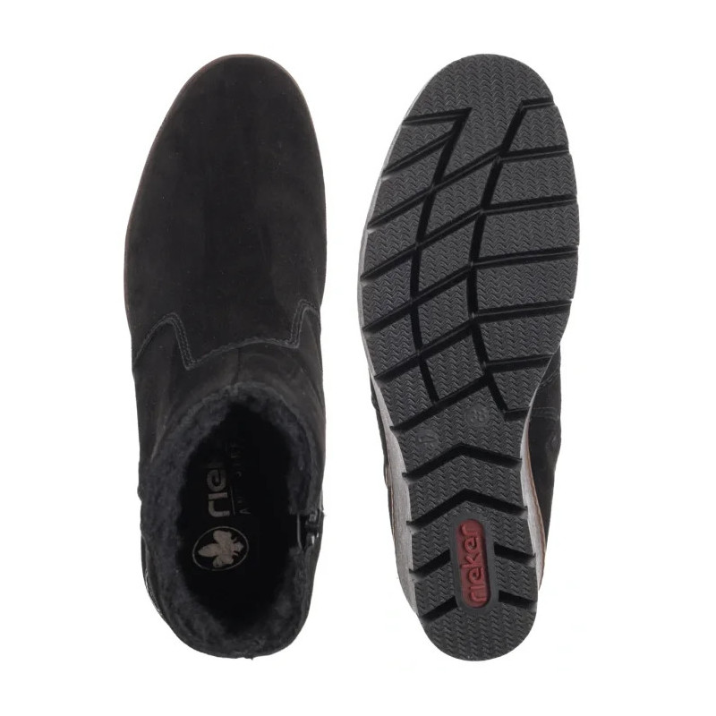Rieker Czarne Y5065-00 Black (RI301-a) saapad