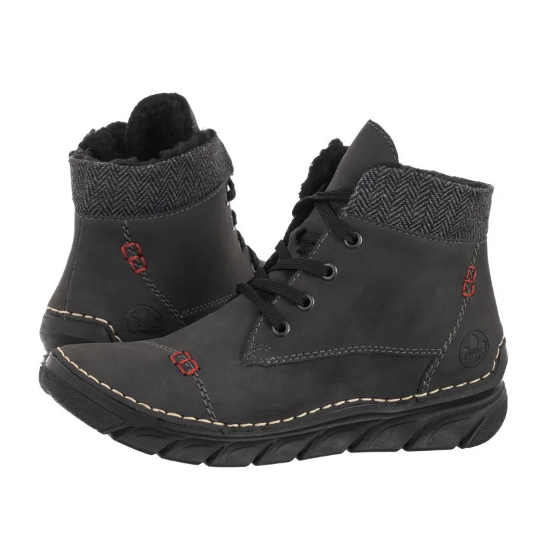 Rieker Szare 55031-45 Grey (RI303-a) shoes