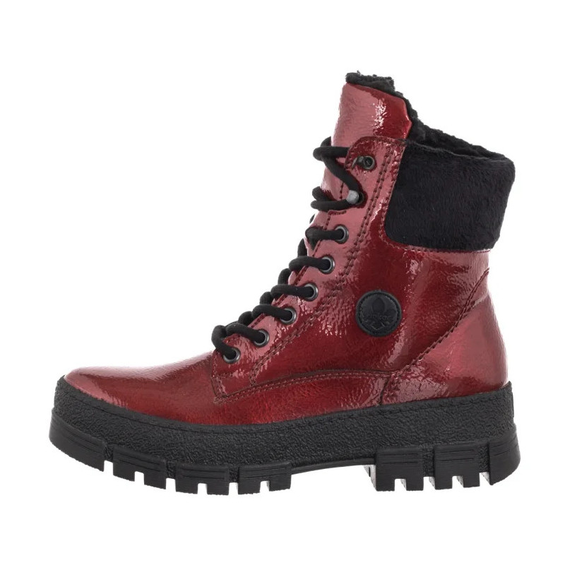 Rieker Czerwone Y0220-33 Red (RI304-a) kurpes