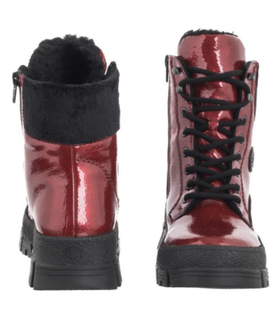 Rieker Czerwone Y0220-33 Red (RI304-a) kurpes