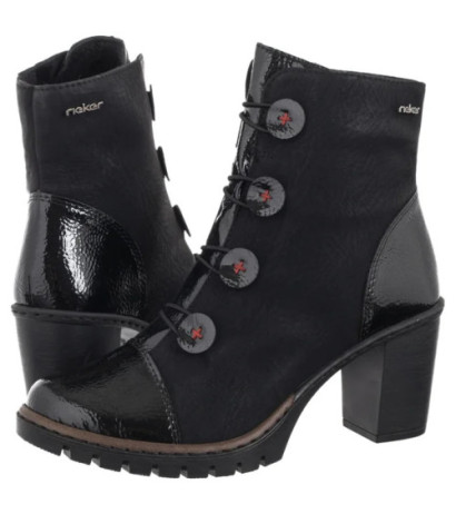 Rieker Czarne Y2576-00 Black (RI305-a) batai