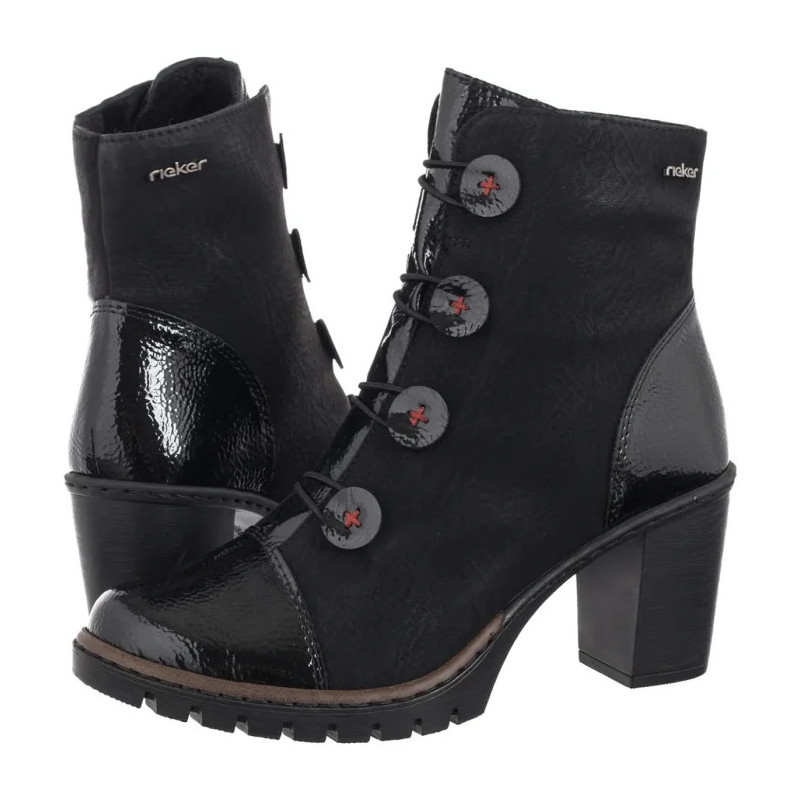 Rieker Czarne Y2576-00 Black (RI305-a) batai