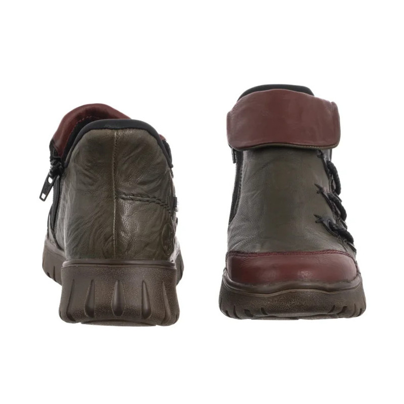 Rieker Zielone N1353-52 Green (RI306-a) batai