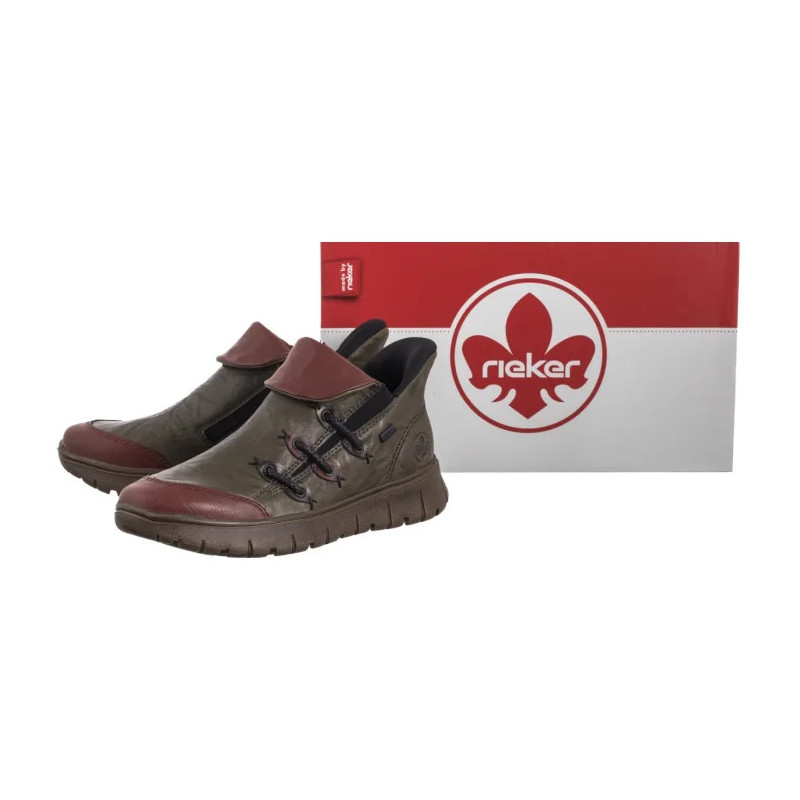 Rieker Zielone N1353-52 Green (RI306-a) kurpes