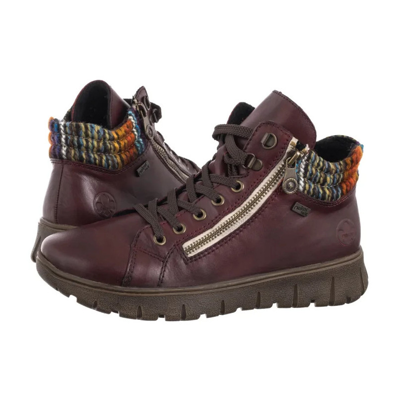Rieker Czerwone N1305-35 Red (RI307-a) batai