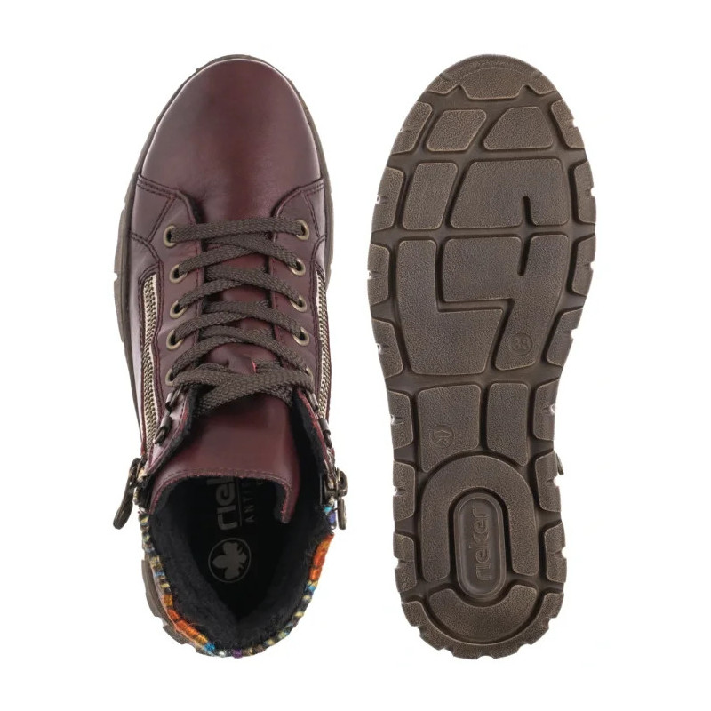 Rieker Czerwone N1305-35 Red (RI307-a) batai