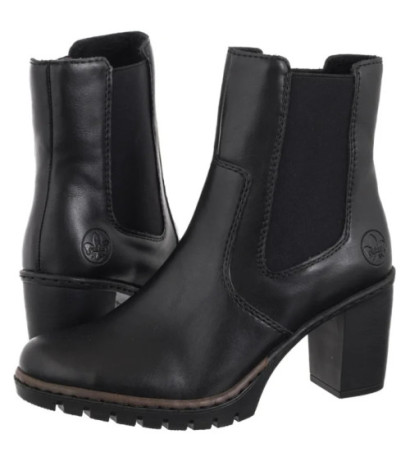 Rieker Czarne Y2580-00 Black (RI309-a) kingad