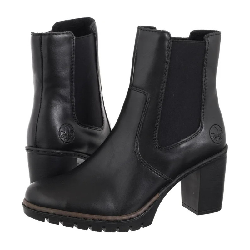 Rieker Czarne Y2580-00 Black (RI309-a) shoes