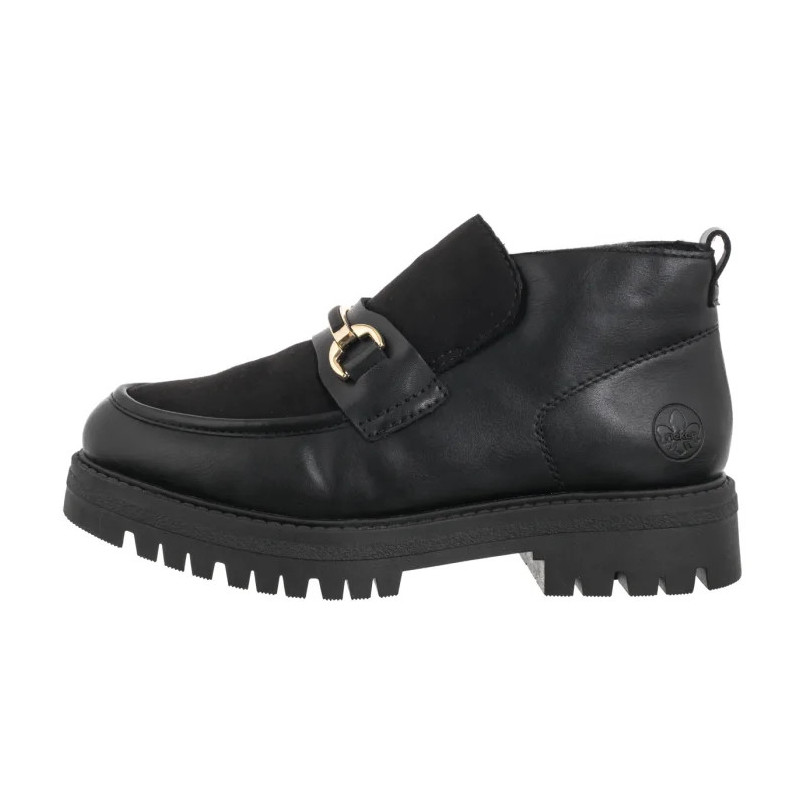 Rieker Czarne 47582-00 Black (RI310-a) kurpes