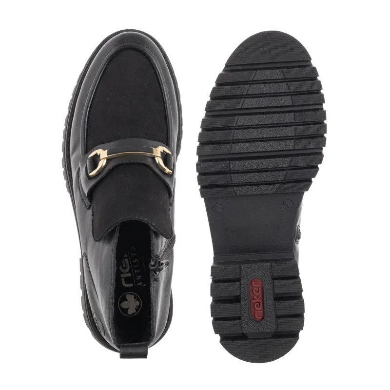 Rieker Czarne 47582-00 Black (RI310-a) shoes