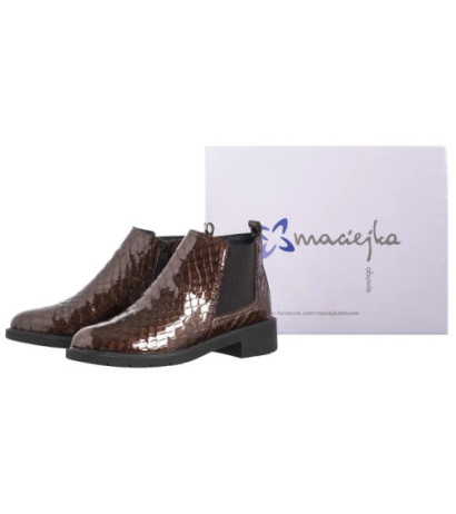 Maciejka Brązowe P7219-02/00-7 (MA1429-a) kurpes