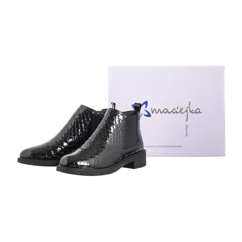 Maciejka Czarne P7219-01/00-7 (MA1429-b) shoes