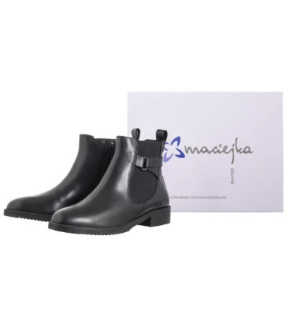 Maciejka Czarne P2132-01/00-9 (MA1433-a) shoes