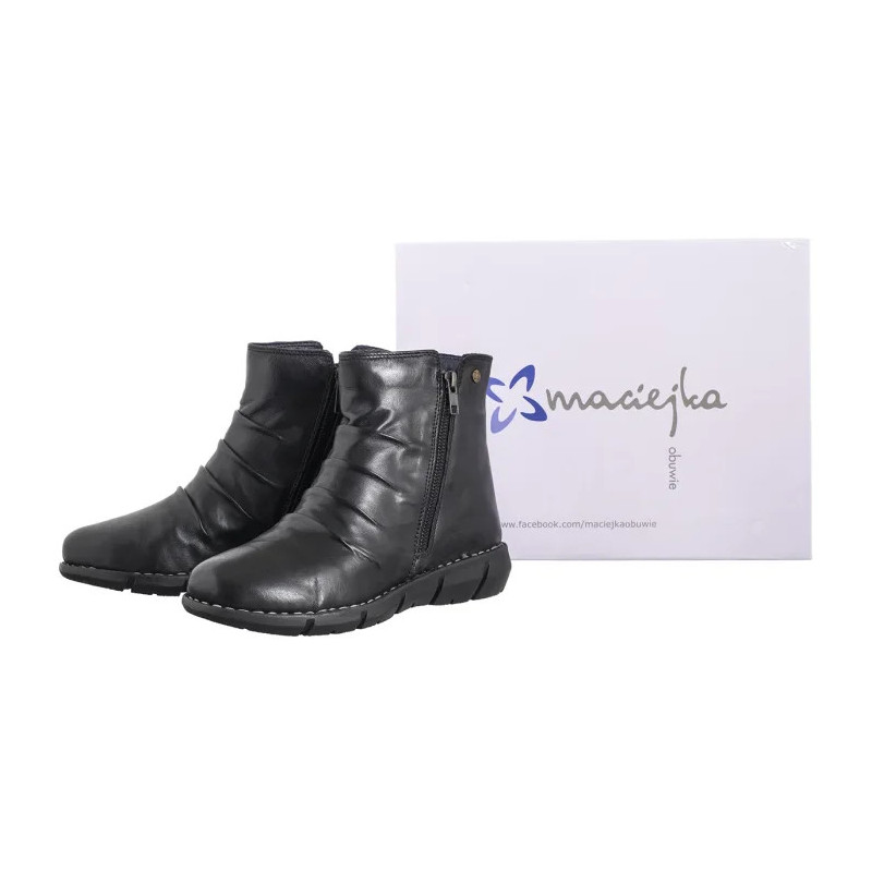 Maciejka Czarne P7232-01/00-7 (MA1435-a) shoes